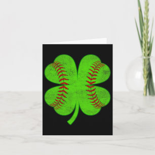 Tarjeta Día de los Patrocinadores Shamrock Béisbol Afortun