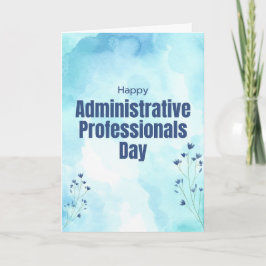 Tarjeta Día de los Profesionales Administrativos Personali