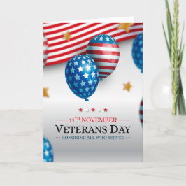 Tarjeta Día de los Veteranos