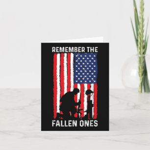 Tarjeta Día de los Veteranos Caídos Patrióticos Veteranos