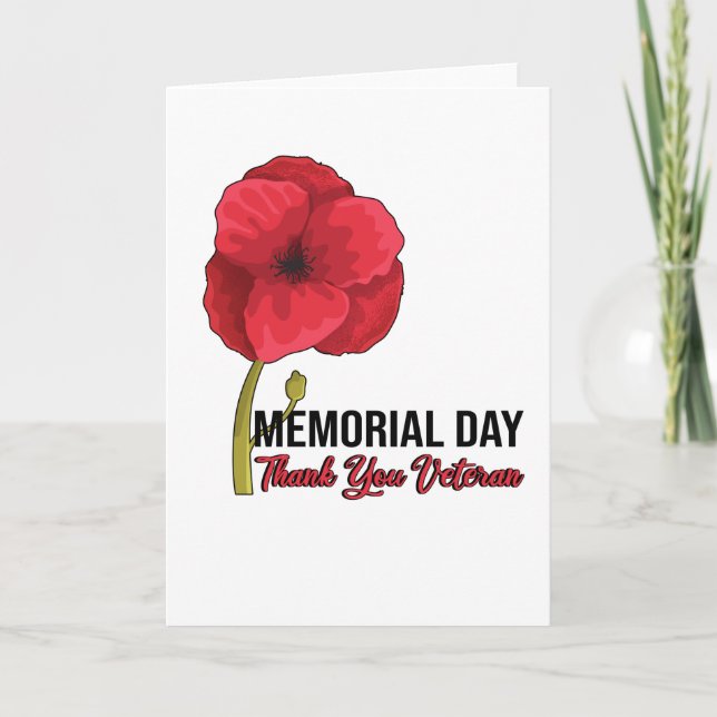 Tarjeta Día de los Veteranos en el Día del Disquete en Est (Anverso)