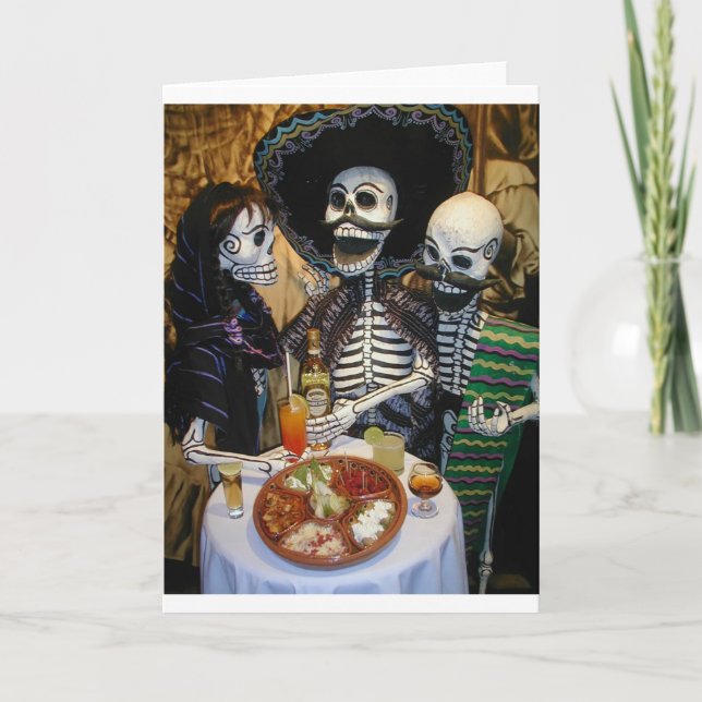 Tarjeta Dia de Muertos (Anverso)