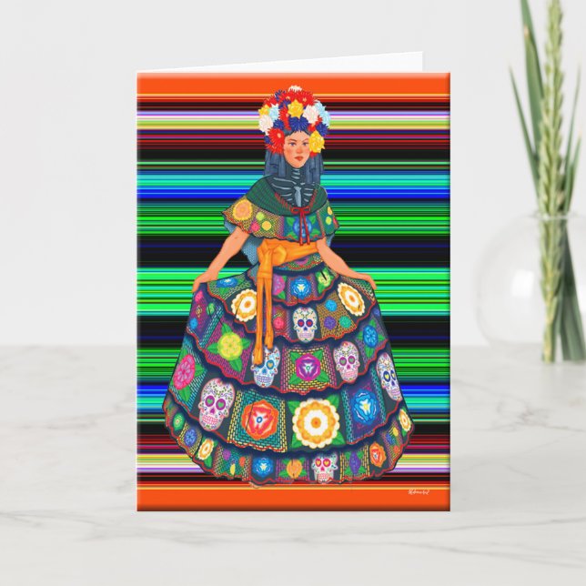 Tarjeta Día de Muertos (Anverso)