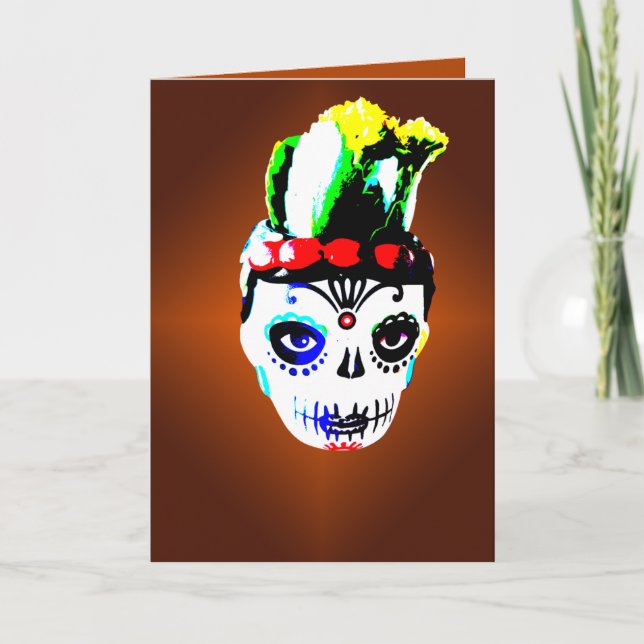 Tarjeta Día de Muertos (Anverso)