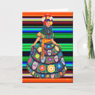 Tarjeta Día de Muertos/día de los muertos