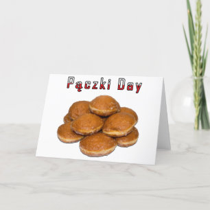 Tarjeta Día de Paczki