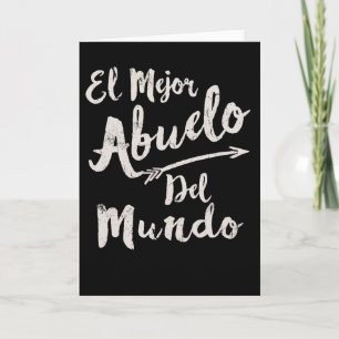 Tarjeta Día de padres del EL Mejor Abuelo Del Mundo