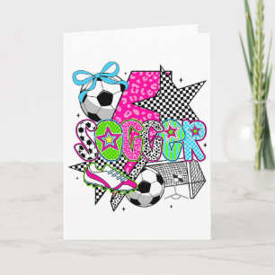 Tarjeta Día de partido de fútbol Mamá de fútbol Mamá de fú
