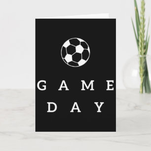 Tarjeta Día de partido de fútbol Mamá de fútbol Mamá de fú