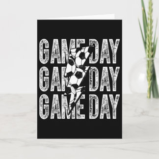 Tarjeta Día de partido Fútbol Rayo Fútbol Mamá Papá Niño 