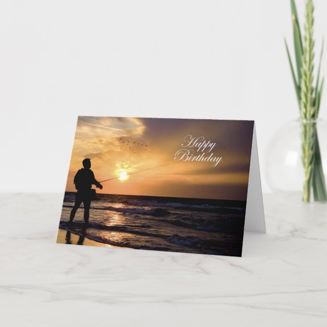 Tarjeta Día de pesca (Anverso)