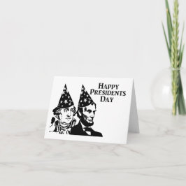 Tarjeta Día de Presidentes Felices