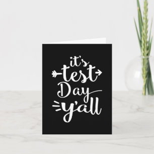 Tarjeta Día de prueba para todos los días de prueba - Cami