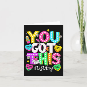 Tarjeta Día De Prueba Rock El Día De Prueba Del Profesor