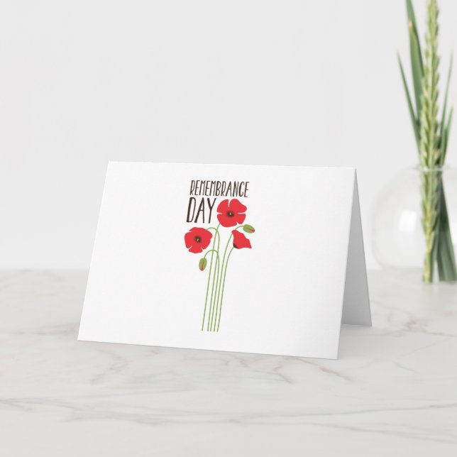 Tarjeta Día de recuerdo (Anverso)