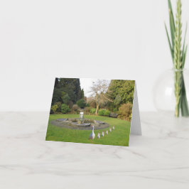 Tarjeta Día de salida de la oca y los ansarinos