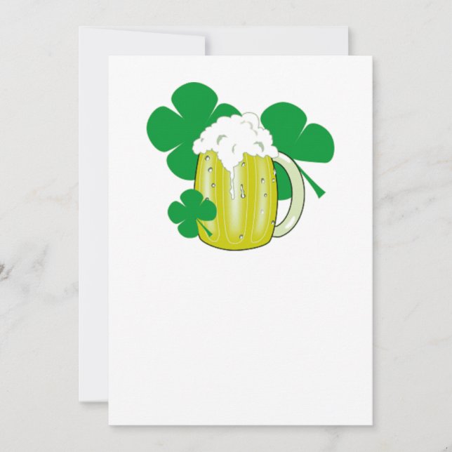 Tarjeta Día de San Patricio (Anverso)