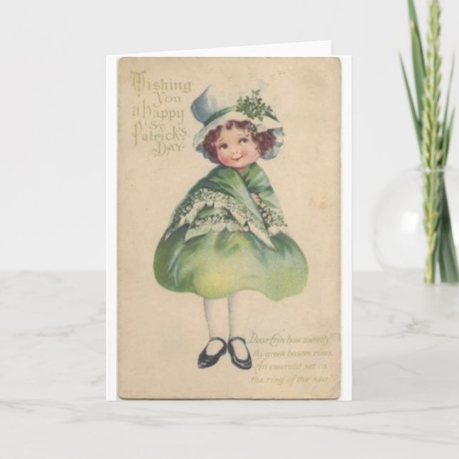 Tarjeta Día de San Patricio (Anverso)