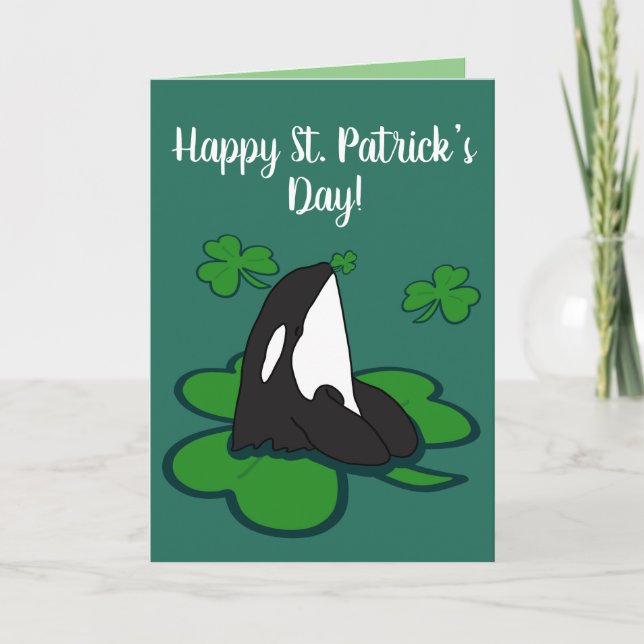 Tarjeta Día de San Patricio (Anverso)