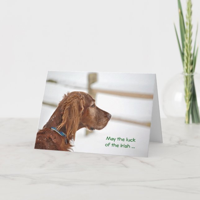Tarjeta Día de San Patricio (Anverso)