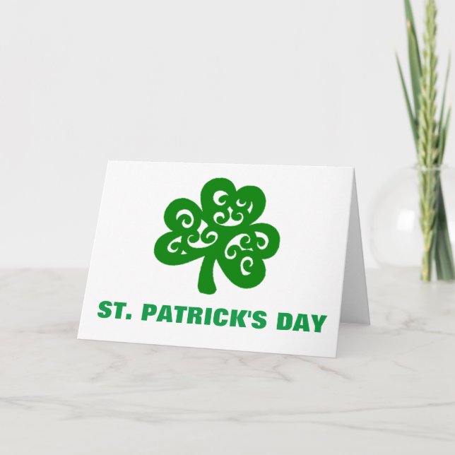 TARJETA DÍA DE SAN PATRICIO (Anverso)