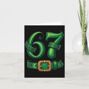 Tarjeta Día de San Patricio 67 duende divertido 67