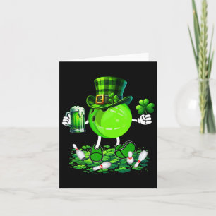 Tarjeta Día de San Patricio Bolos Beber Cerveza Amante Jug