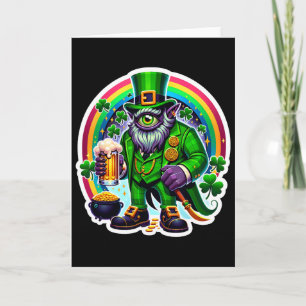 Tarjeta Día de San Patricio Bylor del Ojo Malvado Demonio 