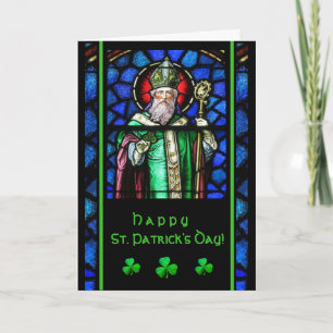 Tarjeta Día de San Patricio con oración y bendición