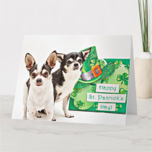 Tarjeta Día de San Patricio de Chihuahua