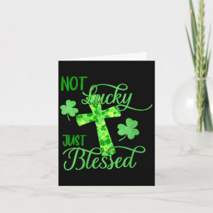 Tarjeta Día de San Patricio de mujeres no afortunadas solo