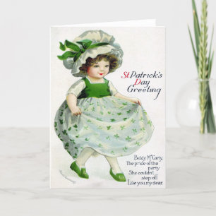 Tarjeta Día de San Patricio de Victoria
