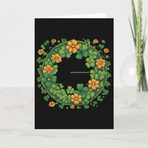 Tarjeta Día de San Patricio divertido hispano Bésame soy i