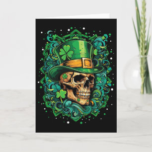 Tarjeta Día de San Patricio irlandés Paddy Shamrock Dia De