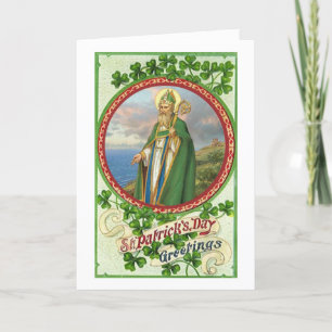 Tarjeta Día de San Patricio Saludos religiosos