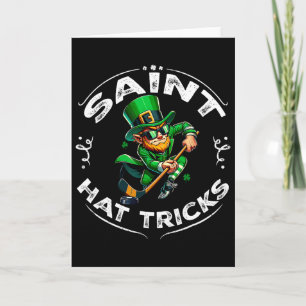 Tarjeta Día de San Patricio Sombrero de San Truco Divertid