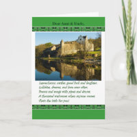 Día de San Patricio, tía y tío, poema, castillo ir