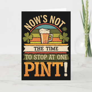 Tarjeta Día de San Patricio Verde Divertido de la Patrona 