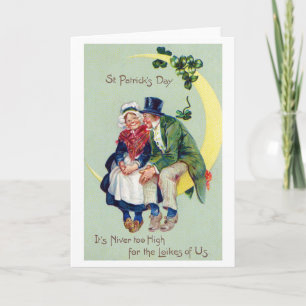 Tarjeta Día de San Patricio, Vintage