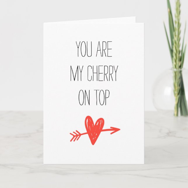 Tarjeta día de San Valentín (Anverso)