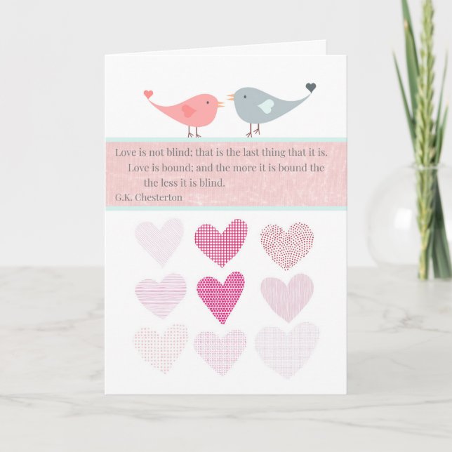 Tarjeta Día de San Valentín (Anverso)