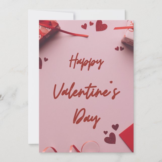 Tarjeta día de San Valentín (Anverso)