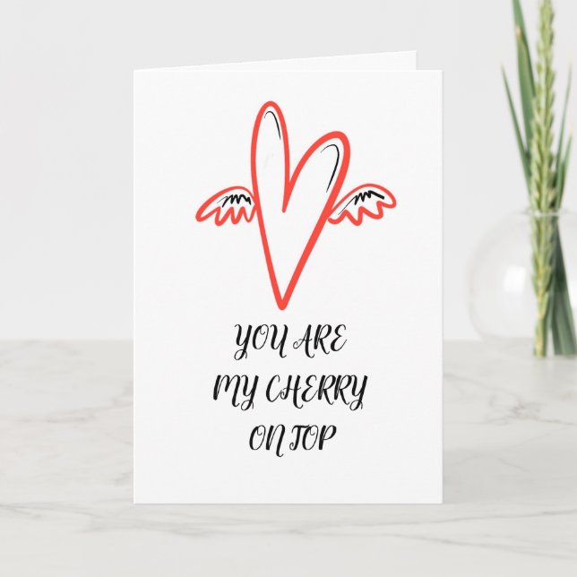 Tarjeta día de San Valentín (Anverso)