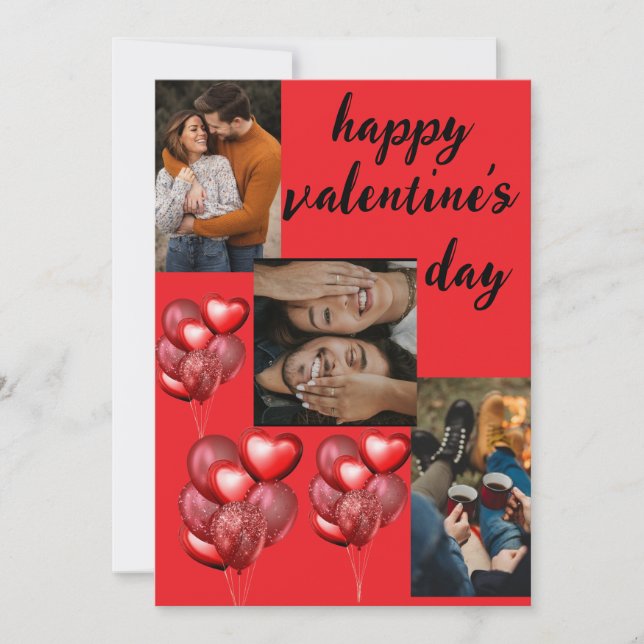 Tarjeta día de San Valentín (Anverso)