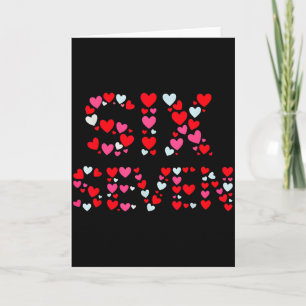 Tarjeta Día de San Valentín 67 Meme Lleno de Corazones Div