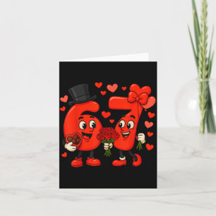 Tarjeta Día de San Valentín 67 Meme Lleno de Corazones Div