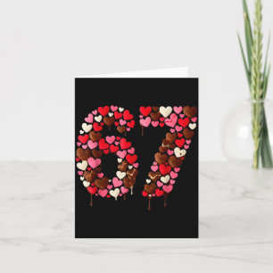 Tarjeta Día de San Valentín 67 Meme Lleno de Corazones Div