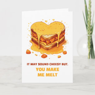 Tarjeta Día de San Valentín adorable y cursi 