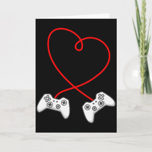 Tarjeta Día de San Valentín Amor Divertido Videojuegos Coi