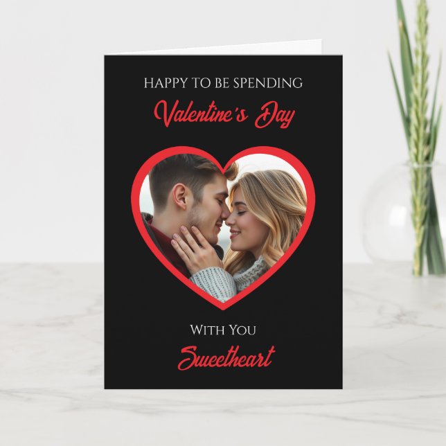 Tarjeta Día de San Valentín con Foto Personalizada | Mi Fa (Anverso)